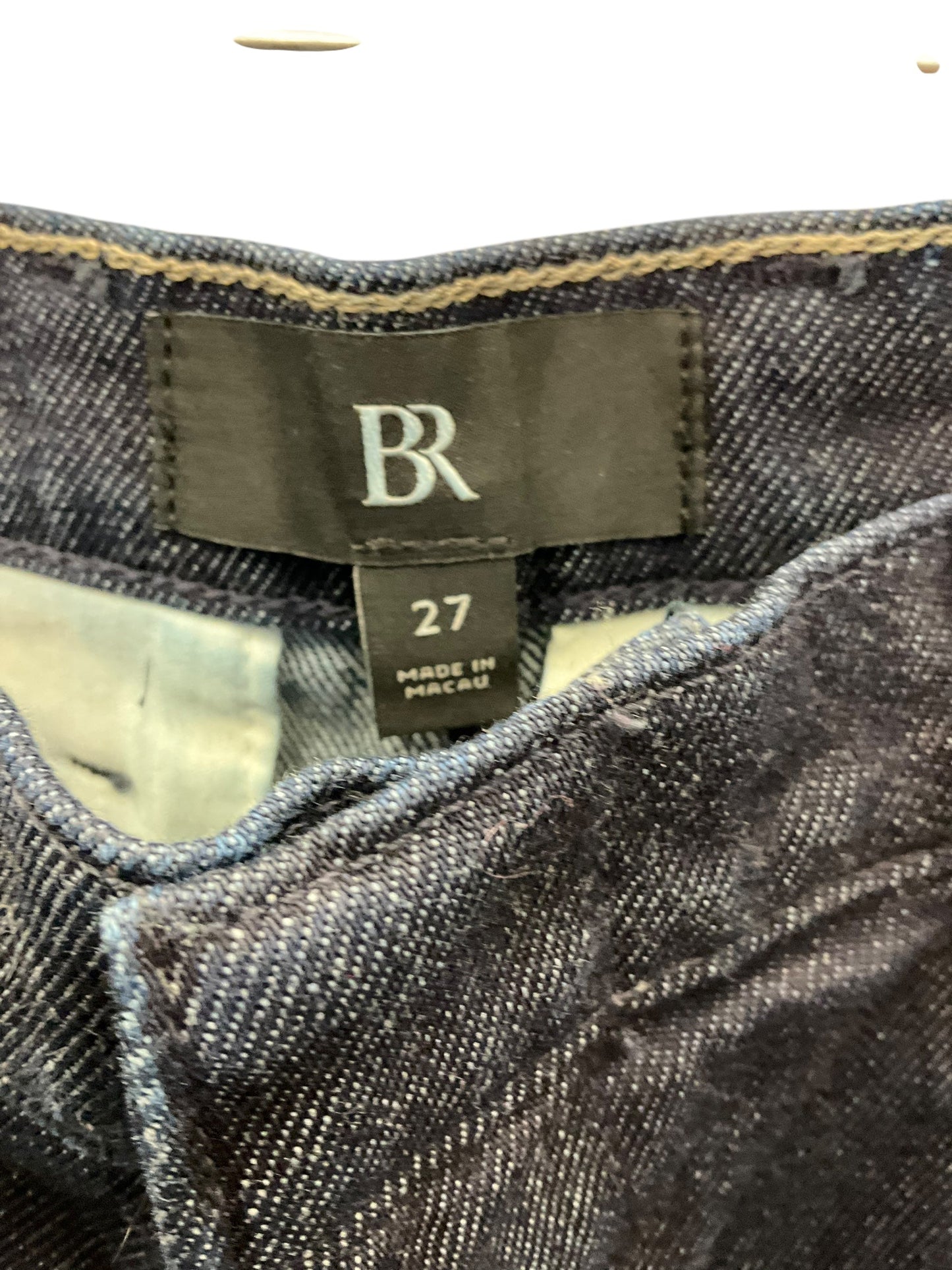 Jeans Wide Leg By Banana Republic In Blue Denim, Size: 4