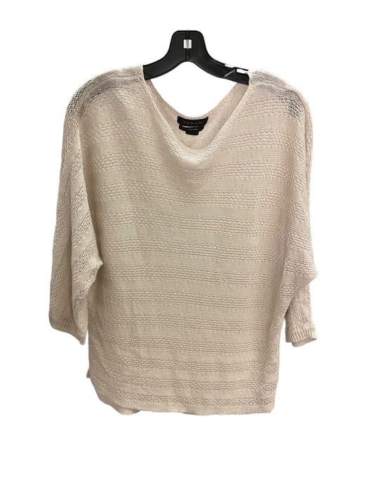 Top Long Sleeve Designer By Tahari In Beige, Size: M