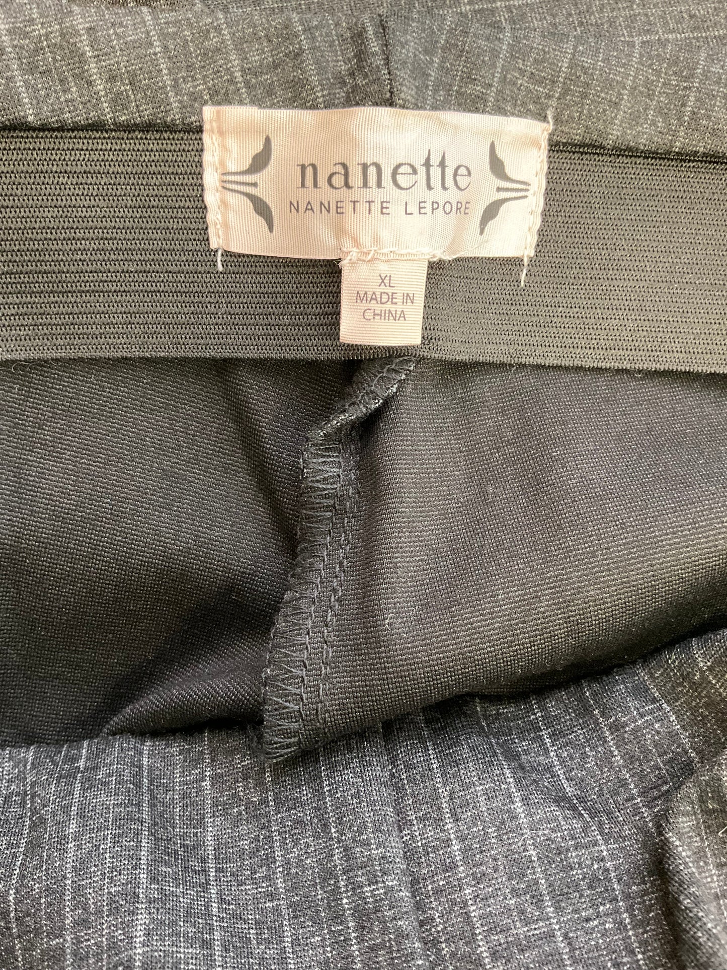 Pants Designer By Nanette Lepore In Charcoal, Size: Xl