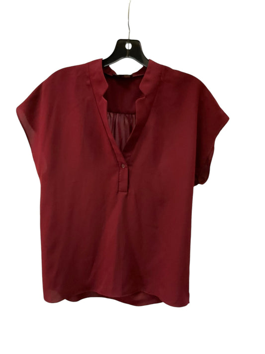 Top Sleeveless By Tahari By Arthur Levine In Maroon, Size: Xs