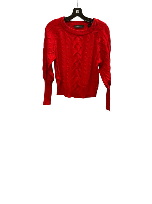 Sweater Designer By Tahari In Red, Size: Xs