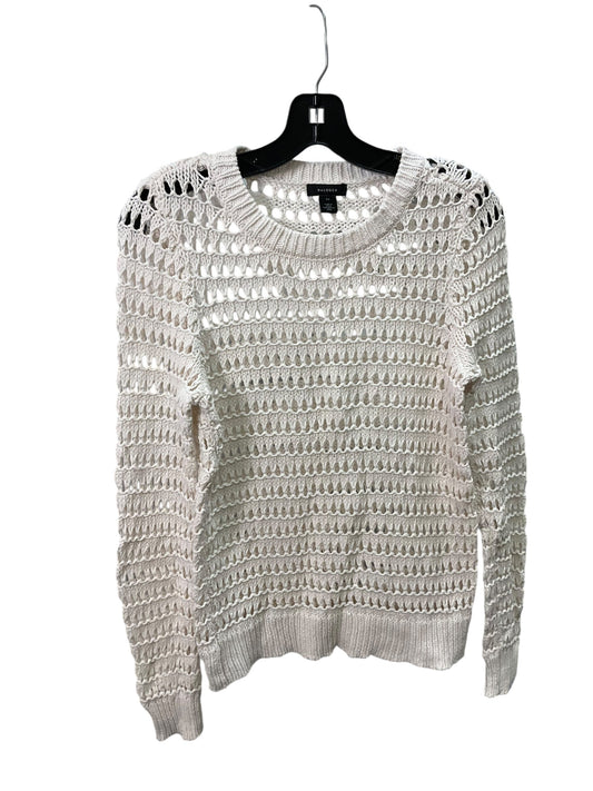 Top Long Sleeve By Halogen In White, Size: Xs