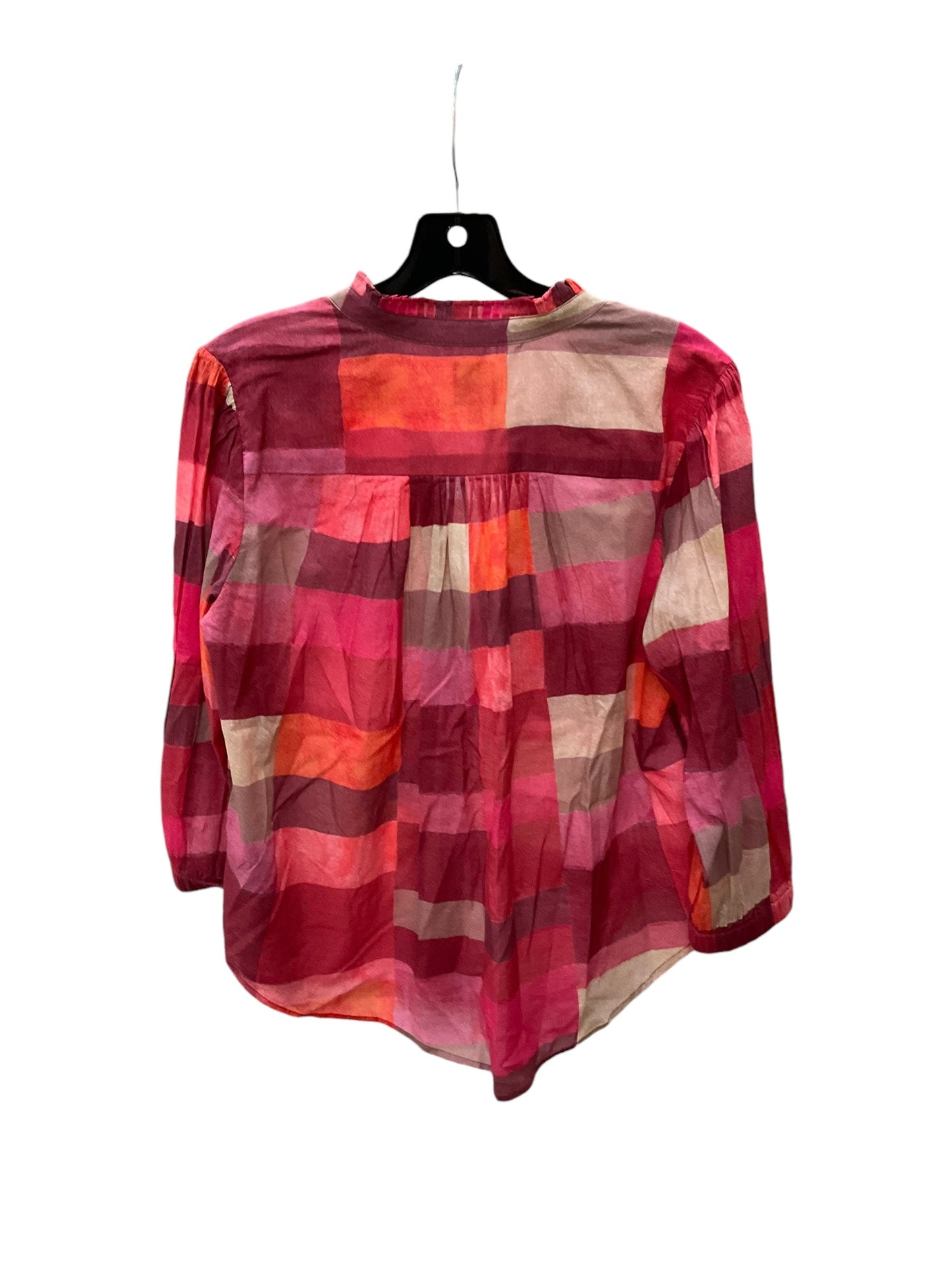 Top Long Sleeve By Nic + Zoe In Pink, Size: M