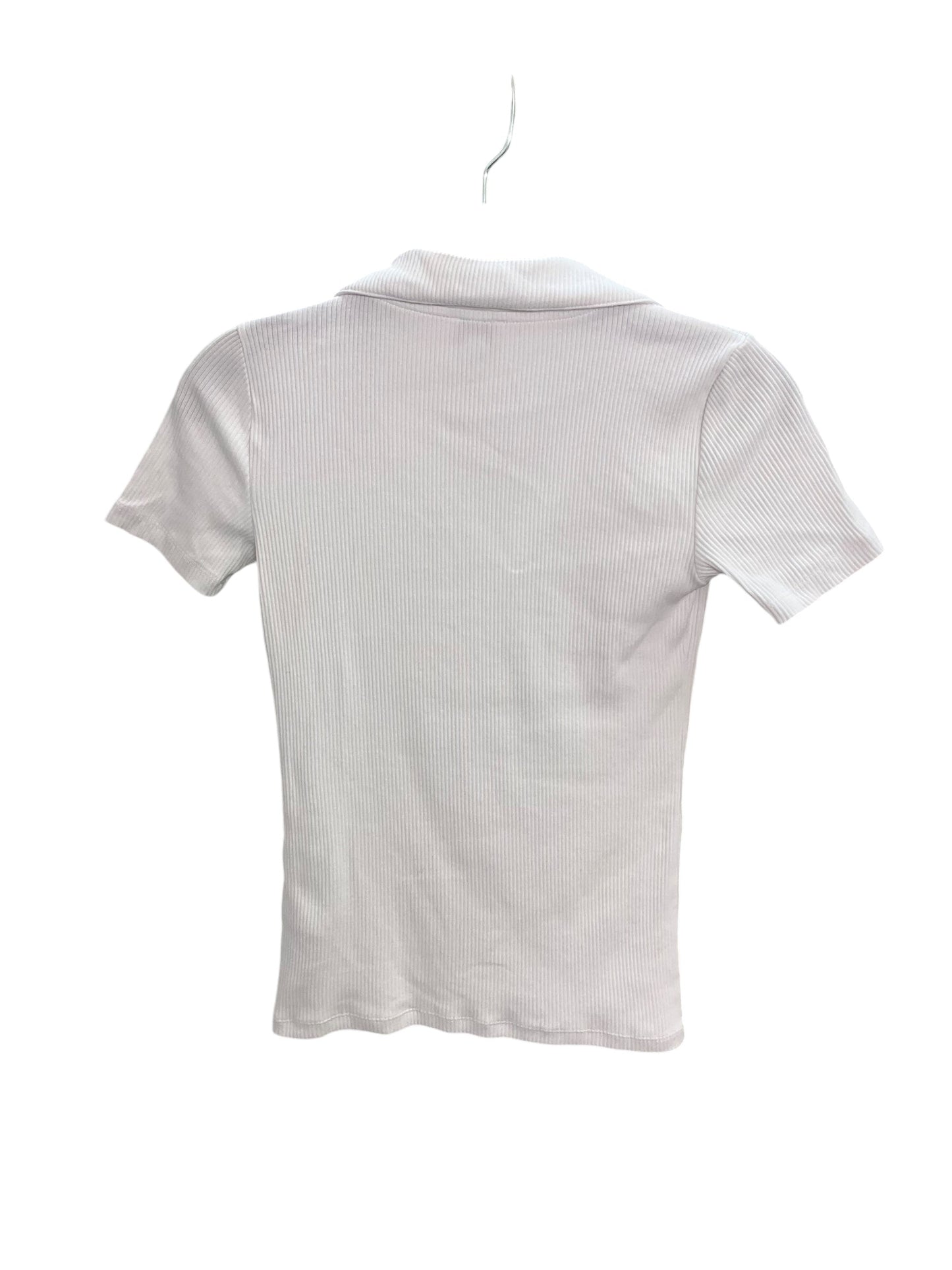 Top Short Sleeve By J Crew In White, Size: Xxs