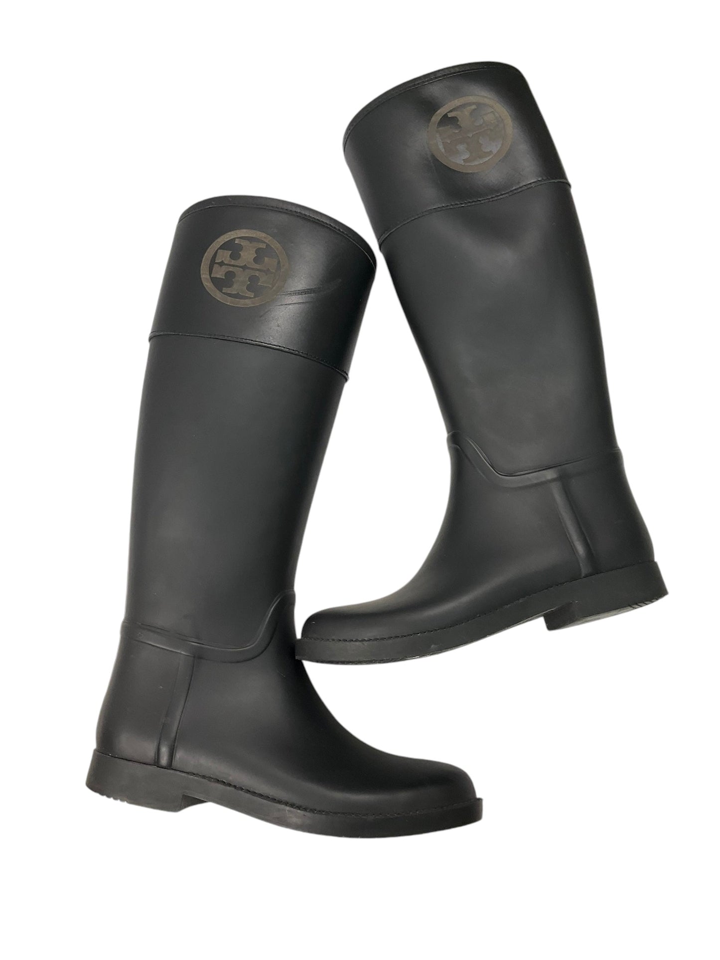 Boots Designer By Tory Burch In Black, Size: 8