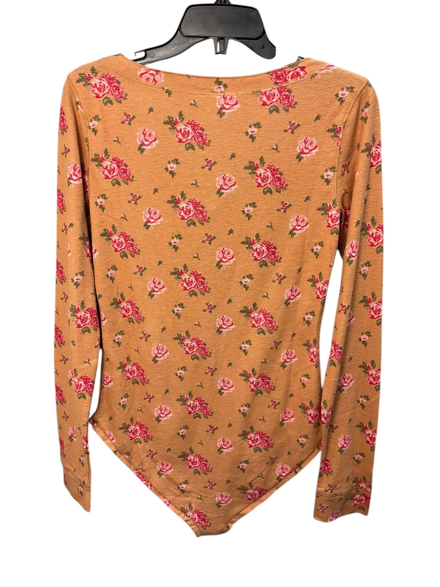 Bodysuit By Free People In Floral Print, Size: L