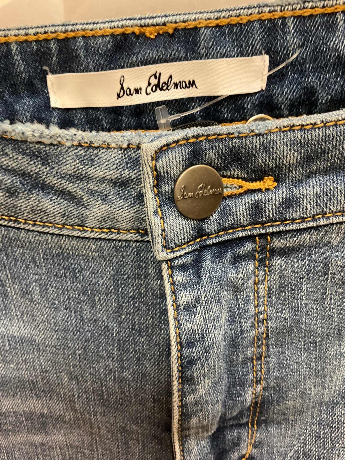 Jeans Skinny By Sam Edelman In Denim, Size: 12