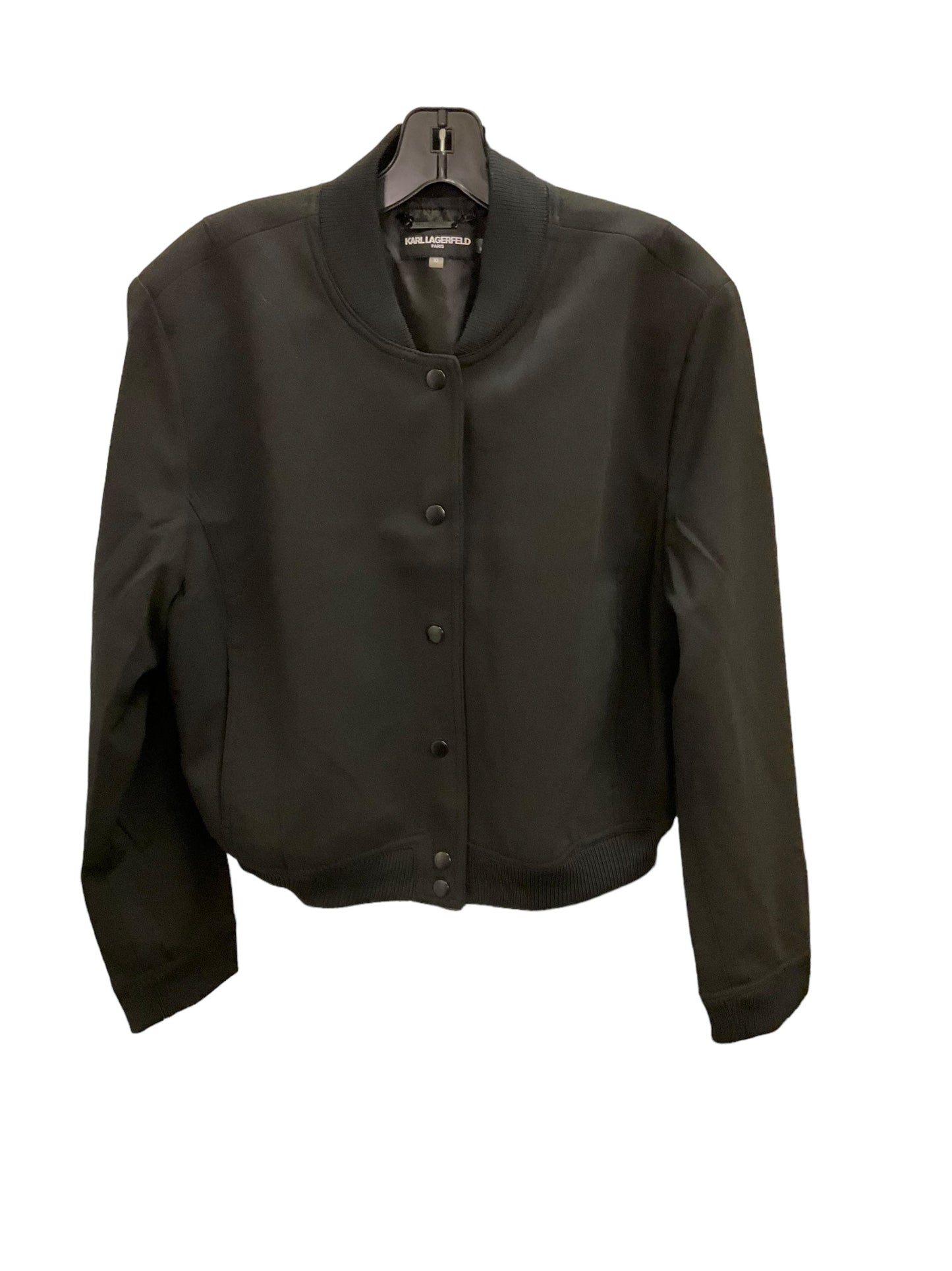 Jacket Other By Karl Lagerfeld In Black, Size: M