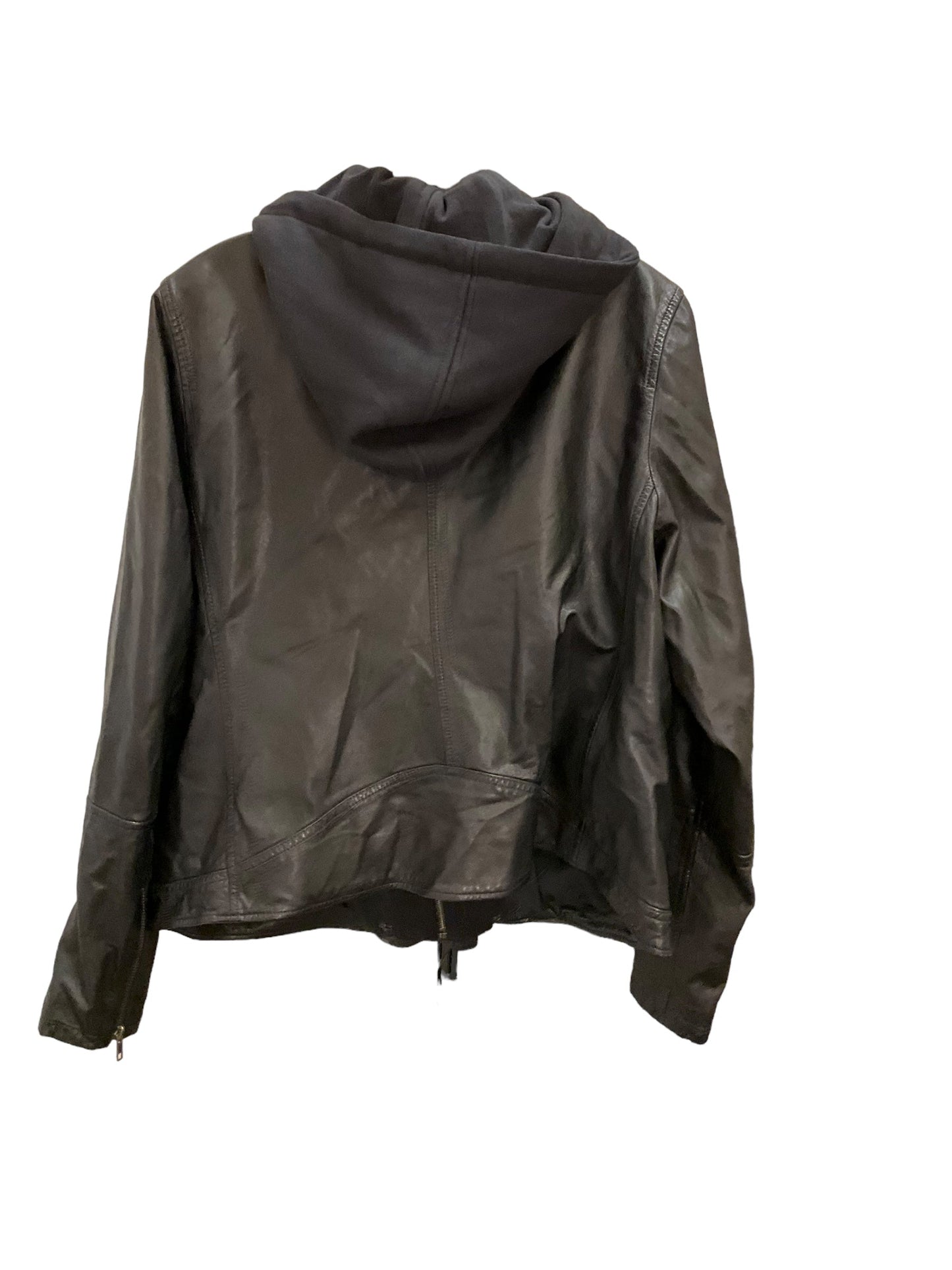 Jacket Moto By Caslon In Black, Size: Xxl