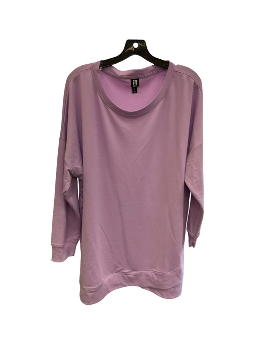 Athletic Sweatshirt Crewneck By Ideology In Purple, Size: 3x