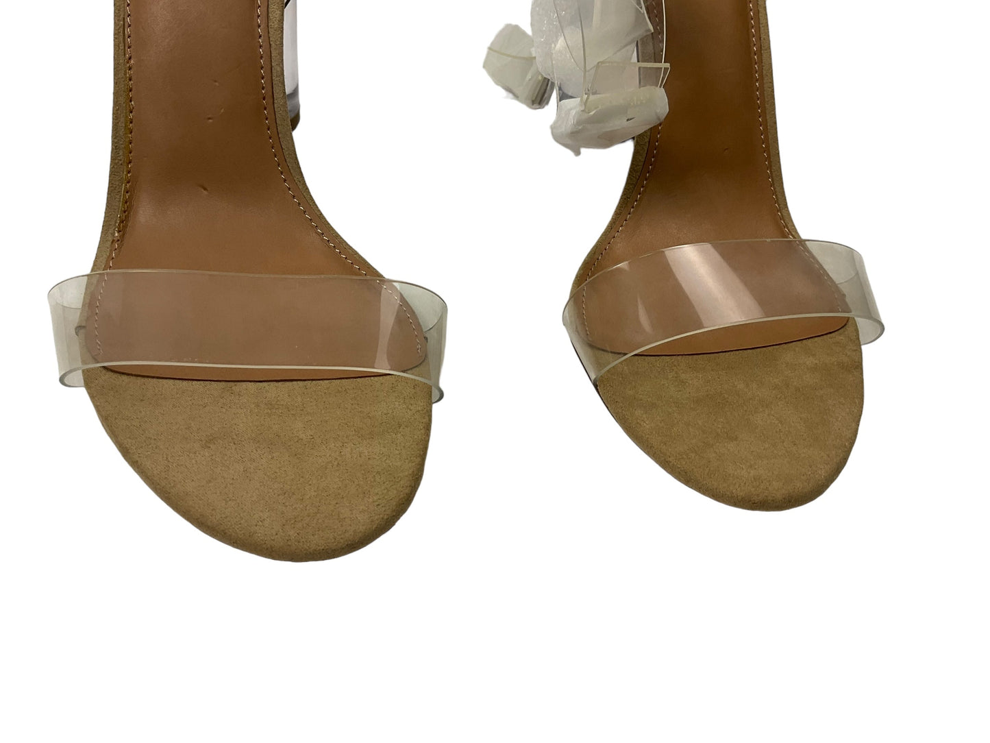 Sandals Heels Block By Steve Madden In Tan, Size: 11