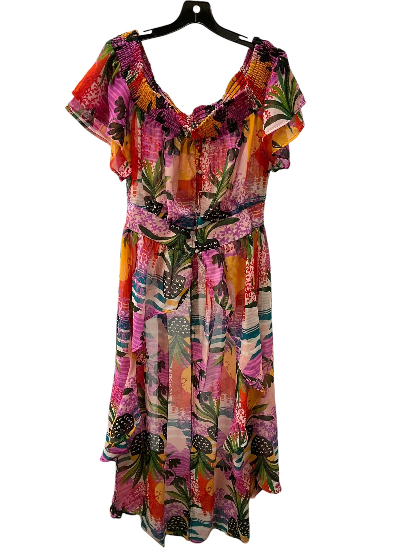 Swim Coverup By Ashley Stewart In Multi-colored, Size: 16