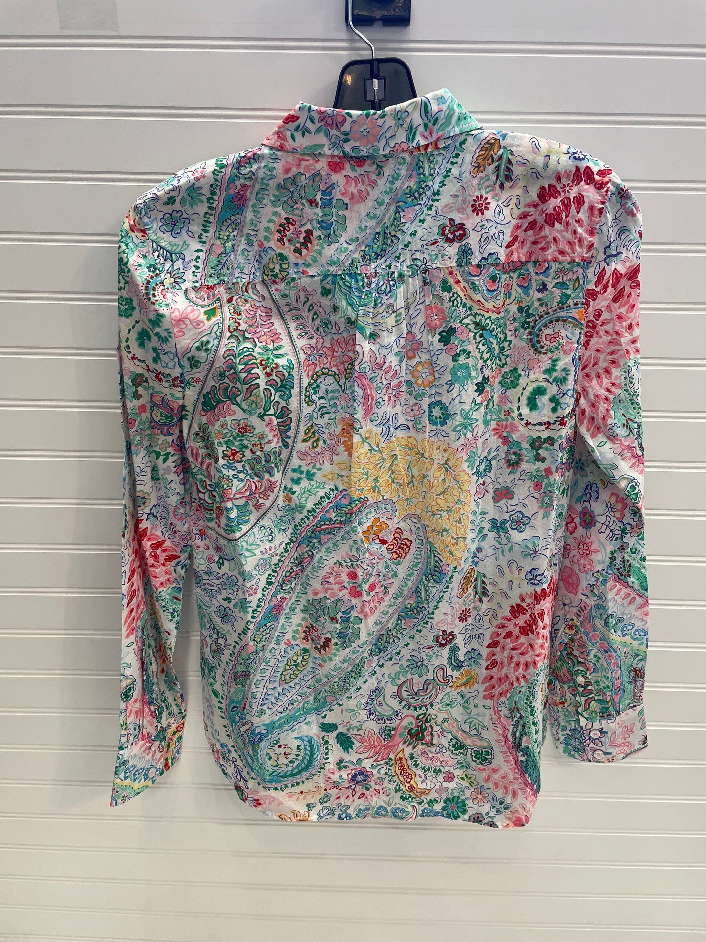 Multi-colored Blouse Long Sleeve Talbots, Size Xs