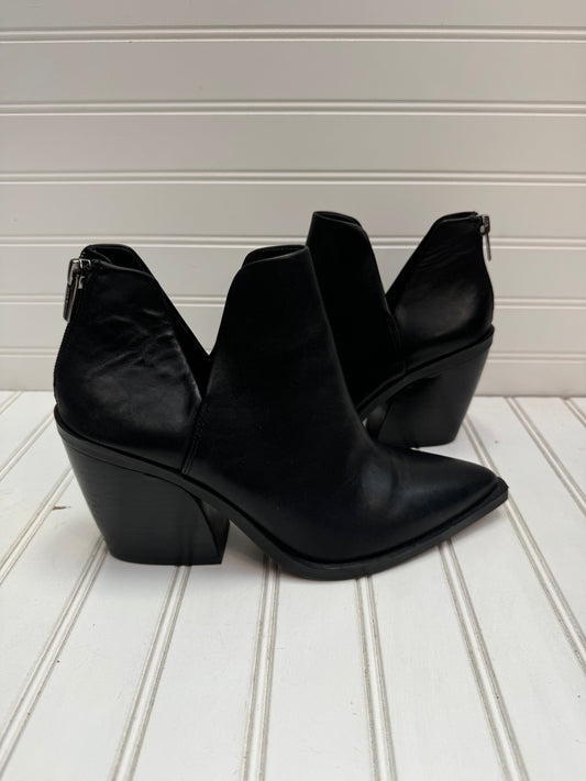 Black Boots Ankle Heels Vince Camuto, Size 8.5