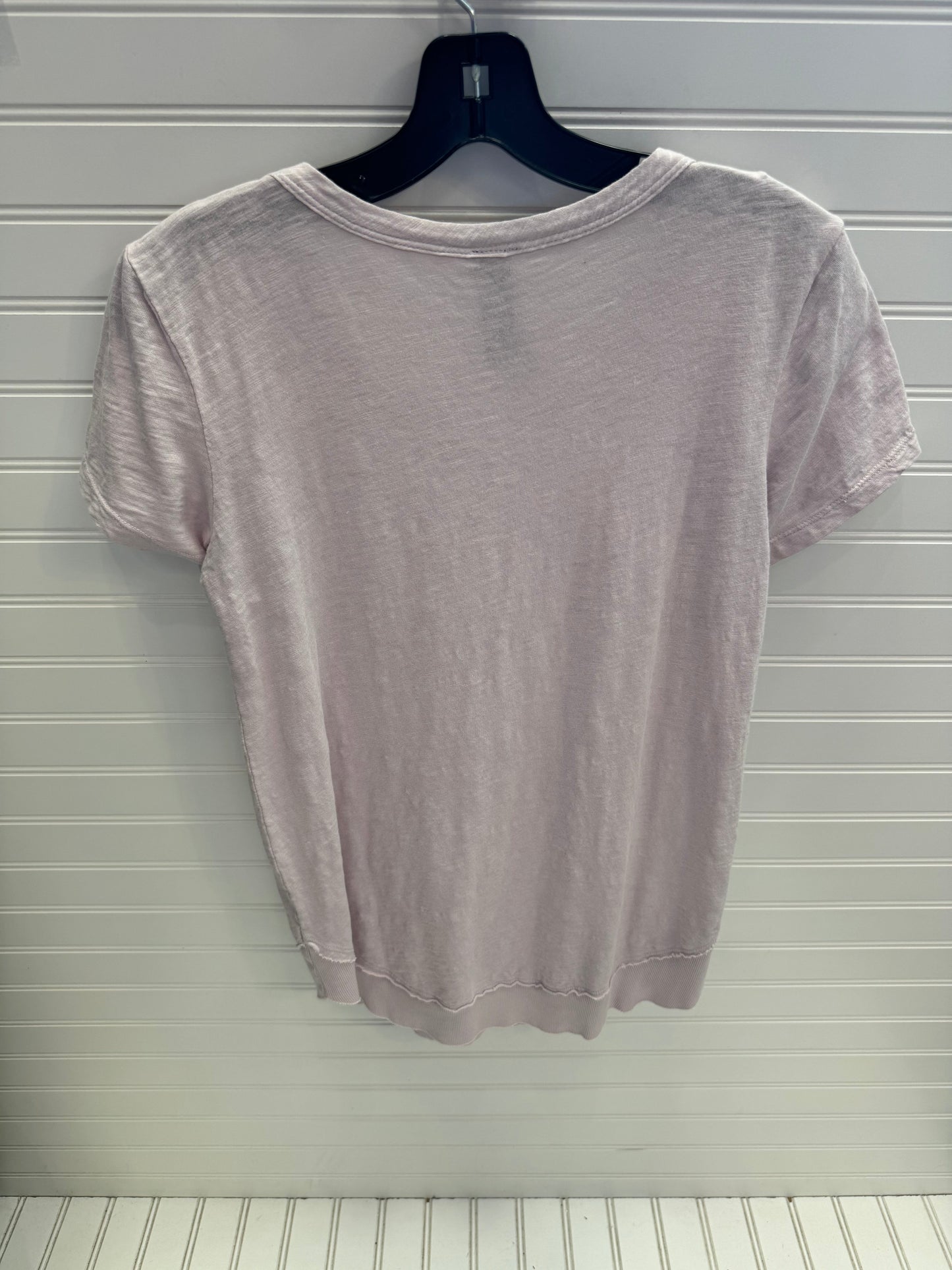 Top Short Sleeve By Bobi In Purple, Size: Xs