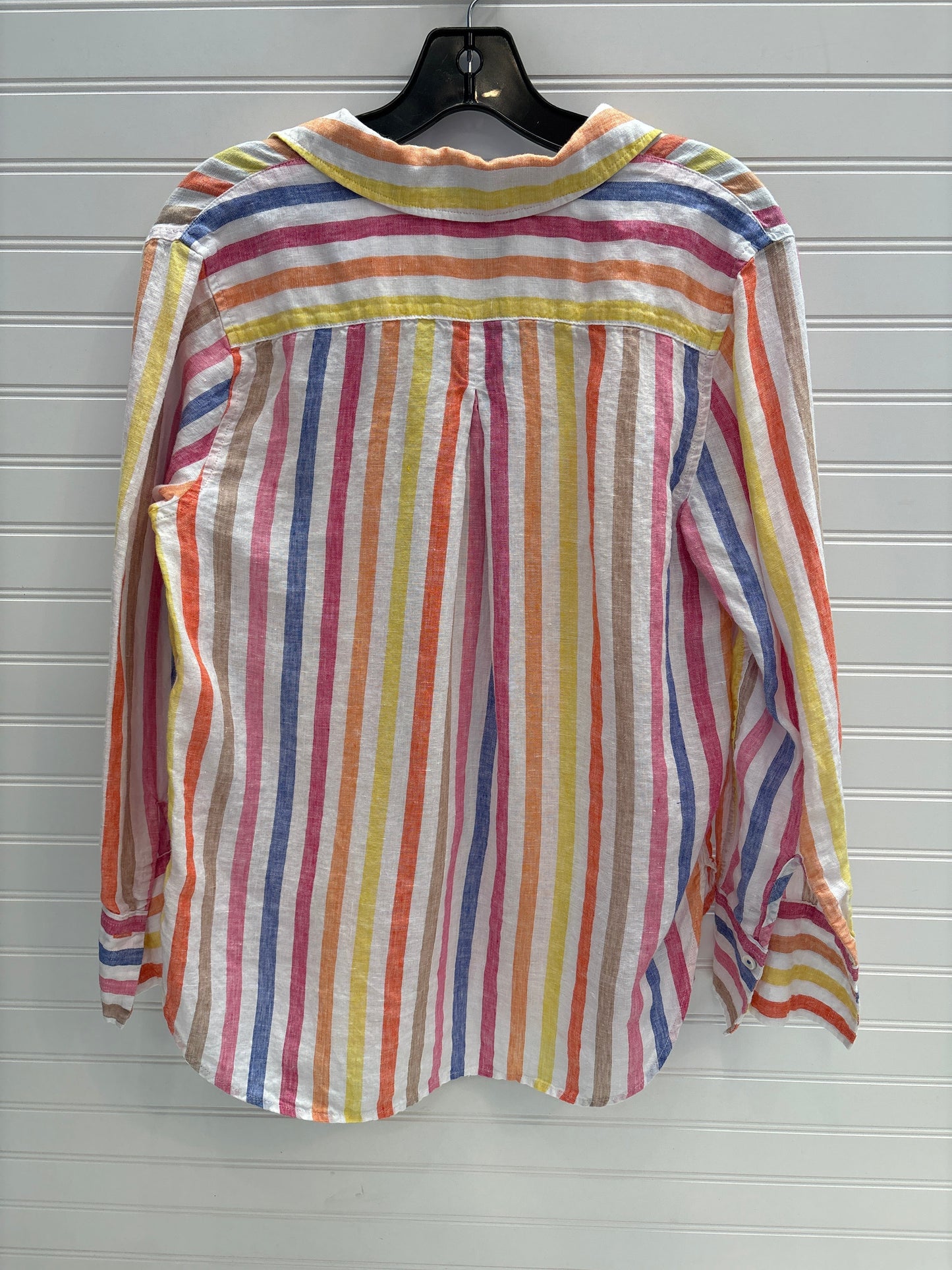 Blouse Long Sleeve By Talbots In Multi-colored, Size: Mp