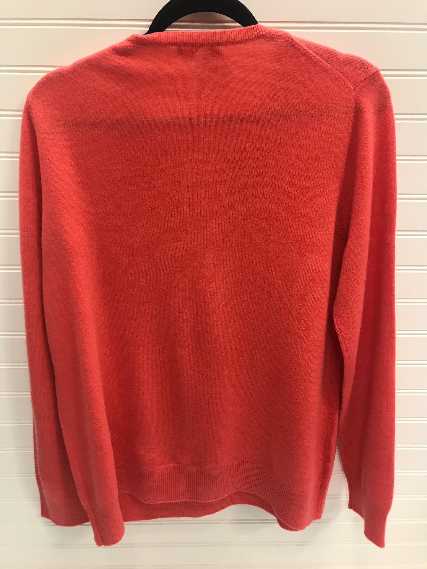 Sweater Cashmere By Ann Taylor In Orange, Size: Xl