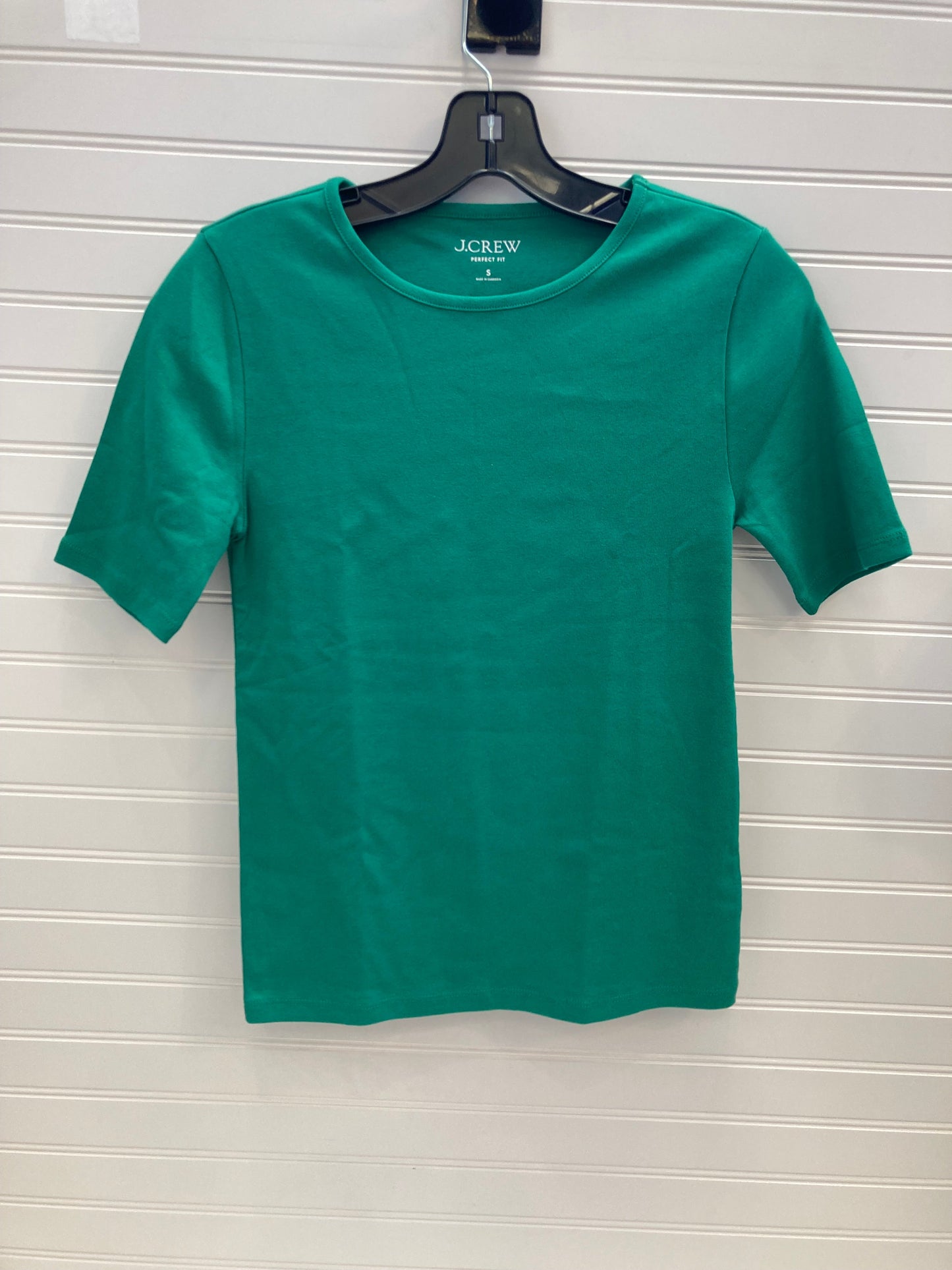 Green Top 3/4 Sleeve J. Crew, Size S