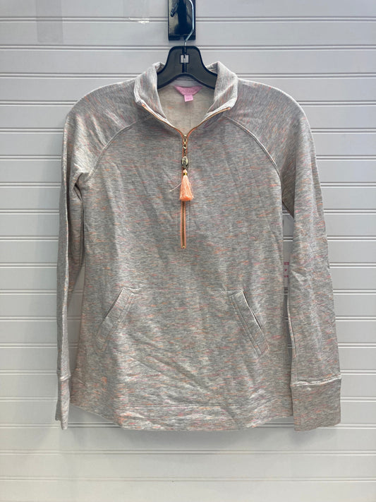 Grey & Orange Sweatshirt Designer Lilly Pulitzer, Size Xxs