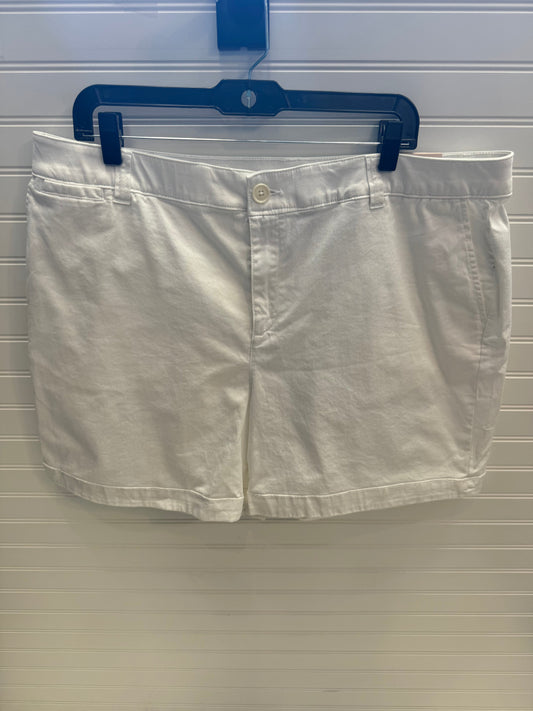 Shorts By Lane Bryant In White, Size: 18