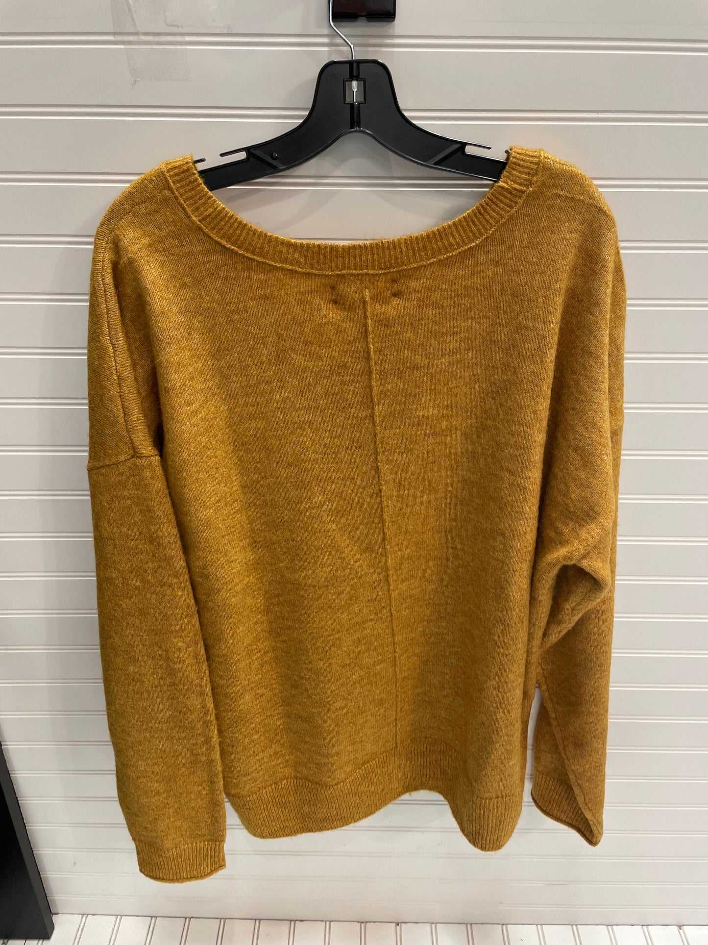 Sweater By Lucky Brand In Yellow, Size: Xl