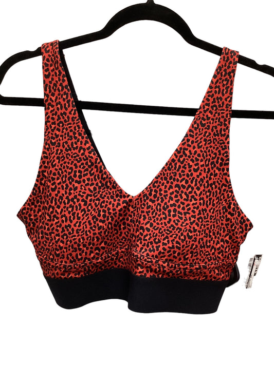 Red Athletic Bra Fabletics, Size M