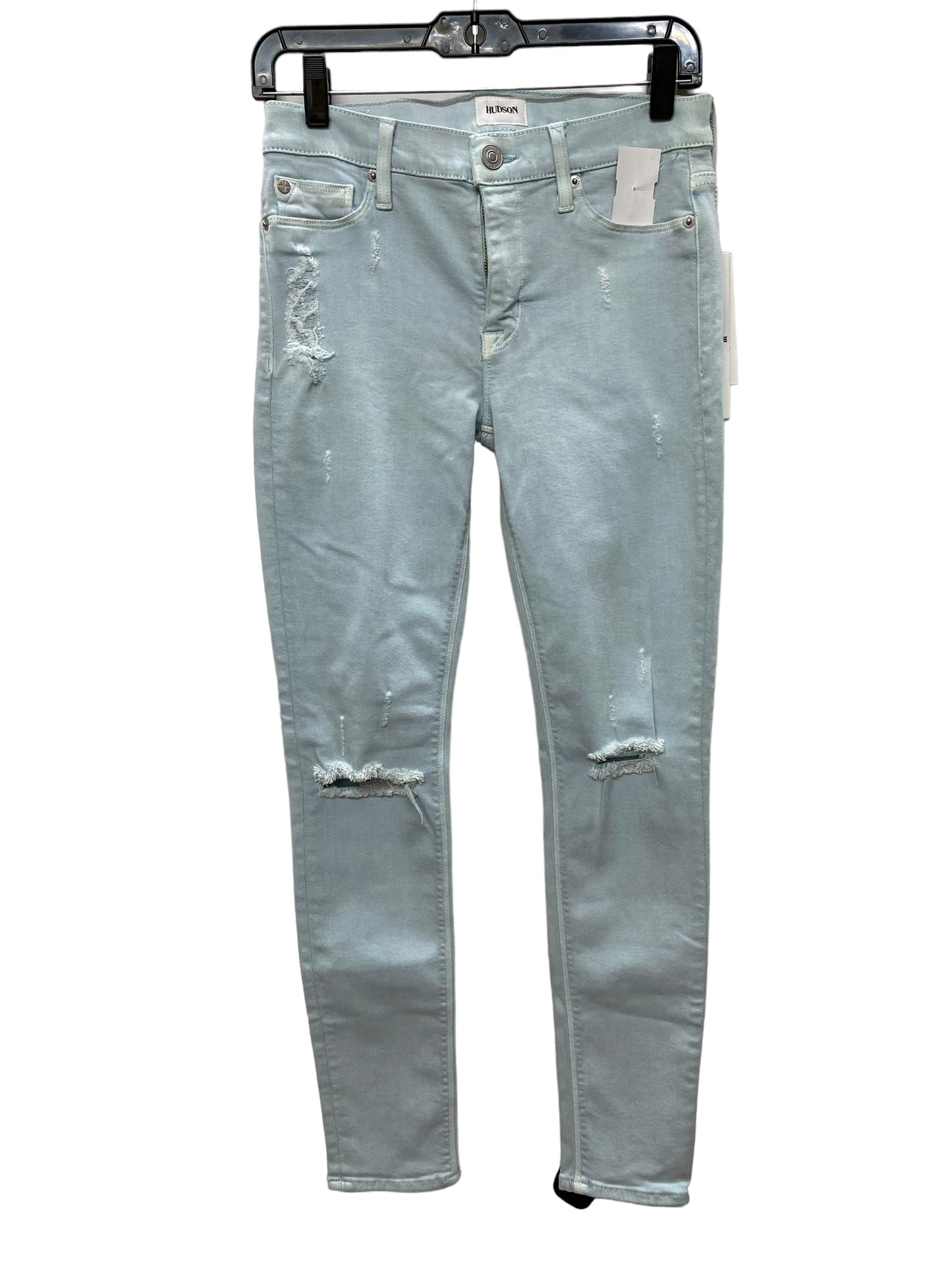 Jeans Skinny By Hudson In Blue Denim, Size: 6