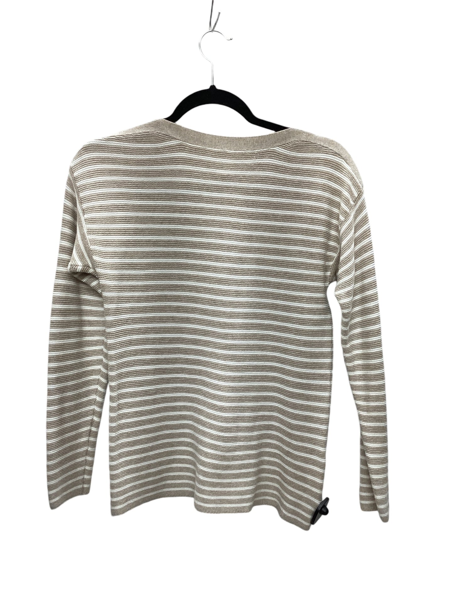 Sweater By Vineyard Vines In Tan & White, Size: Xxs