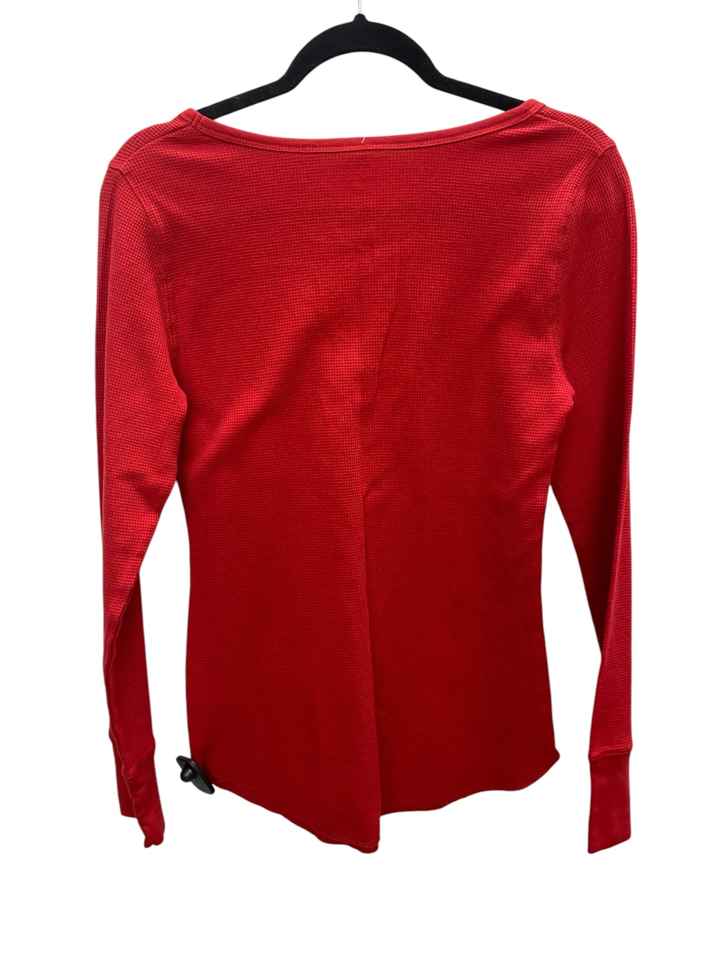 Top Long Sleeve Basic By Old Navy In Red, Size: M