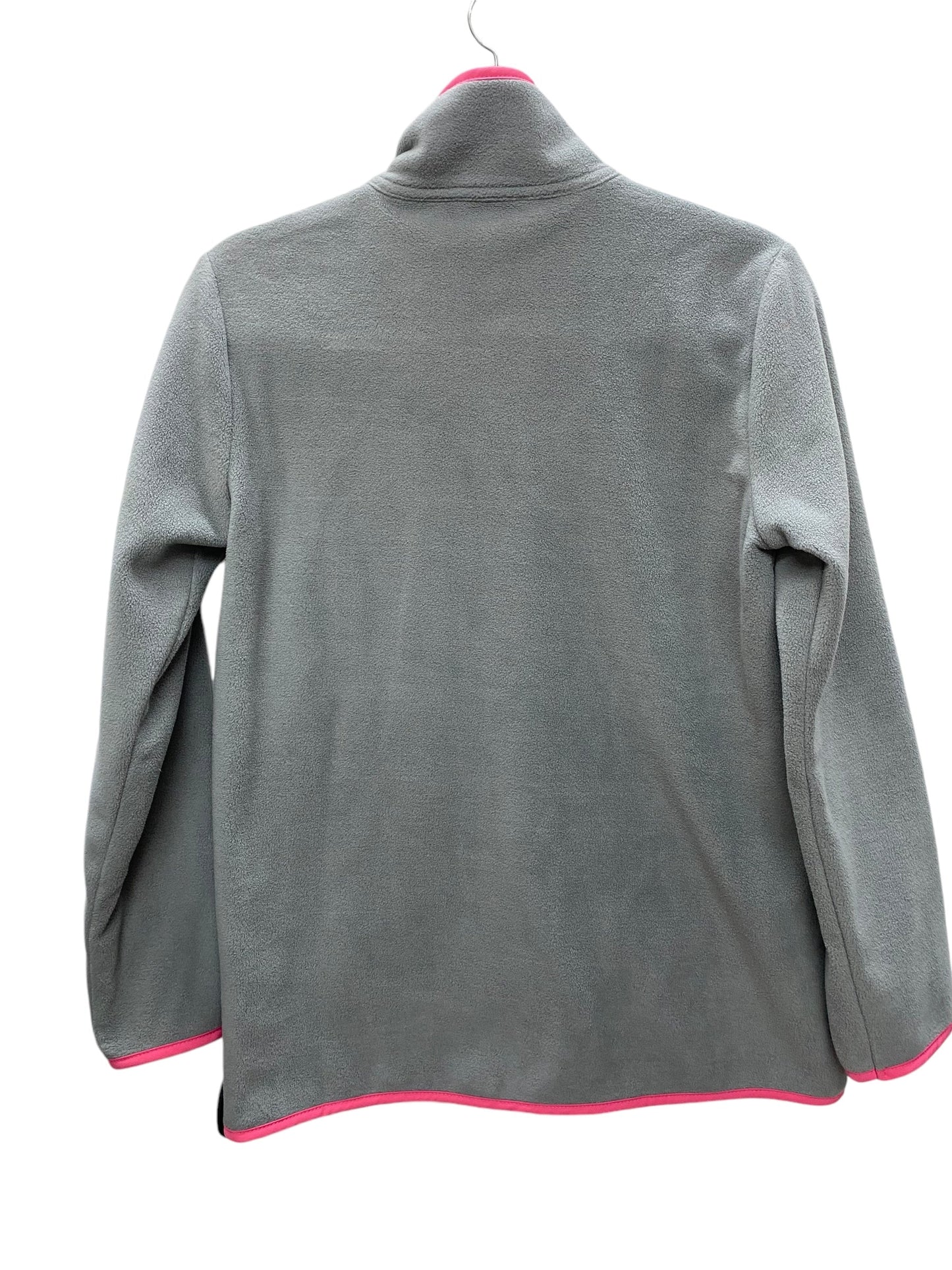 Jacket Fleece By Susan Graver In Grey, Size: Xs