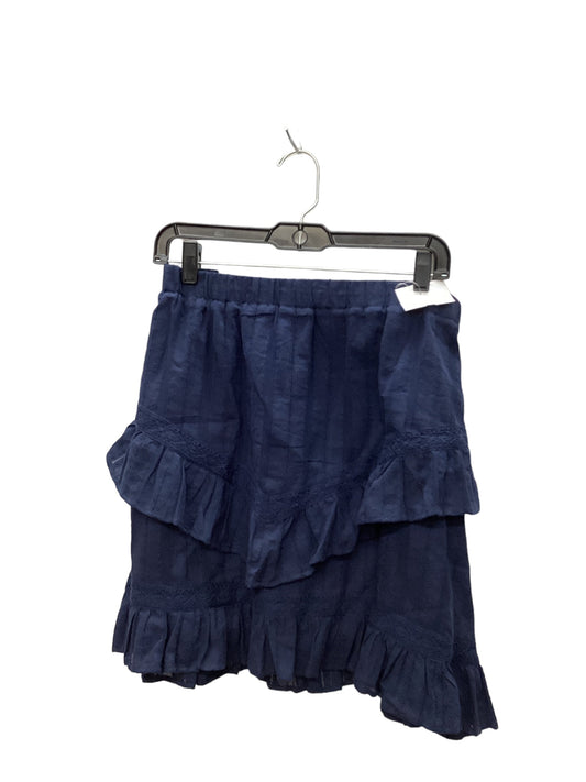 Navy Skirt Mini & Short Time And Tru, Size L