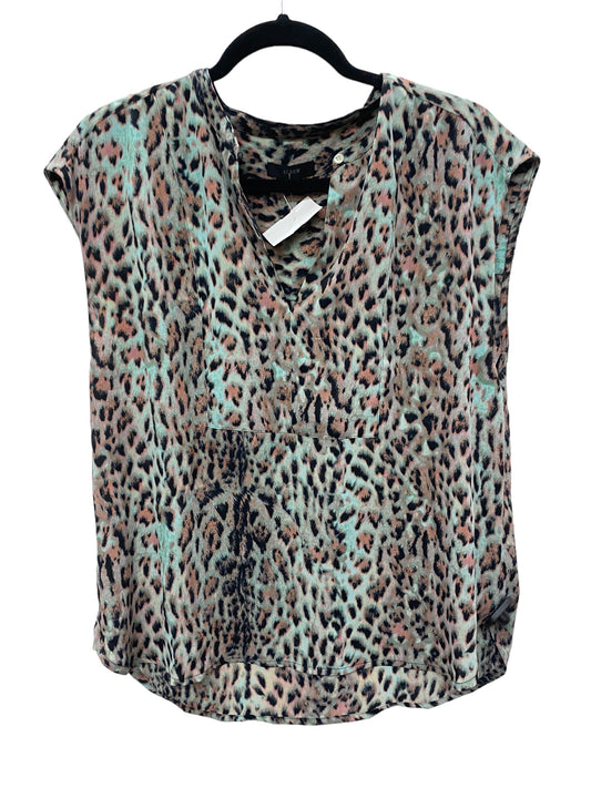 Animal Print Top Sleeveless J. Crew, Size M