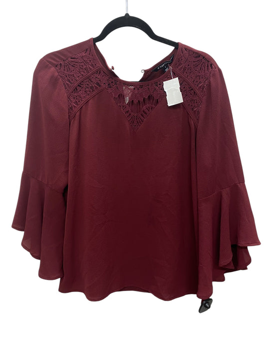 Top Long Sleeve By 41 Hawthorn In Red, Size: M