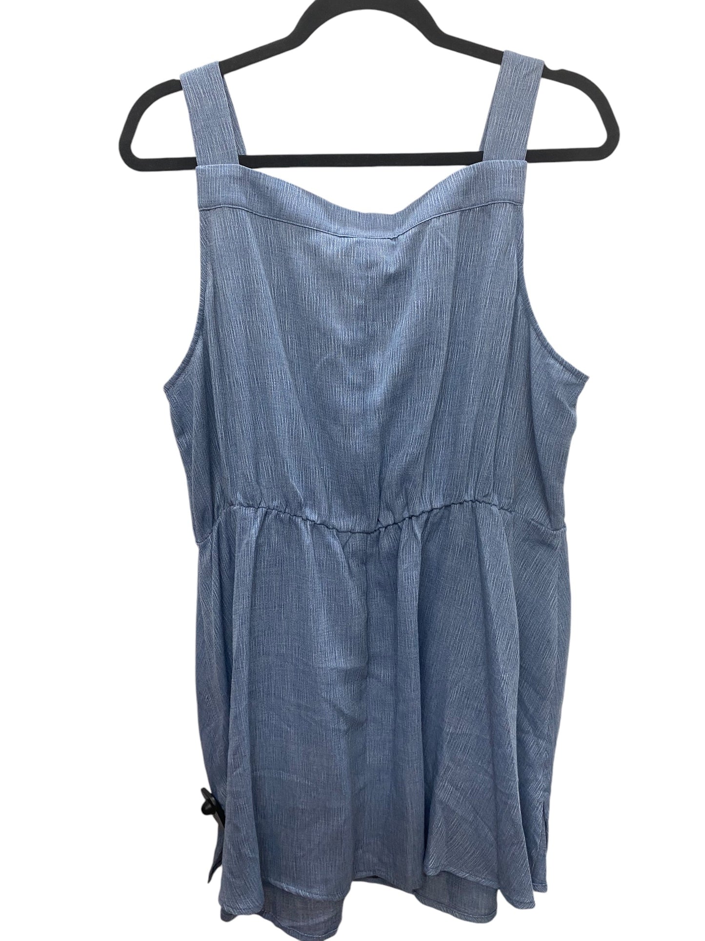 Top Sleeveless By Lane Bryant In Blue, Size: Xl