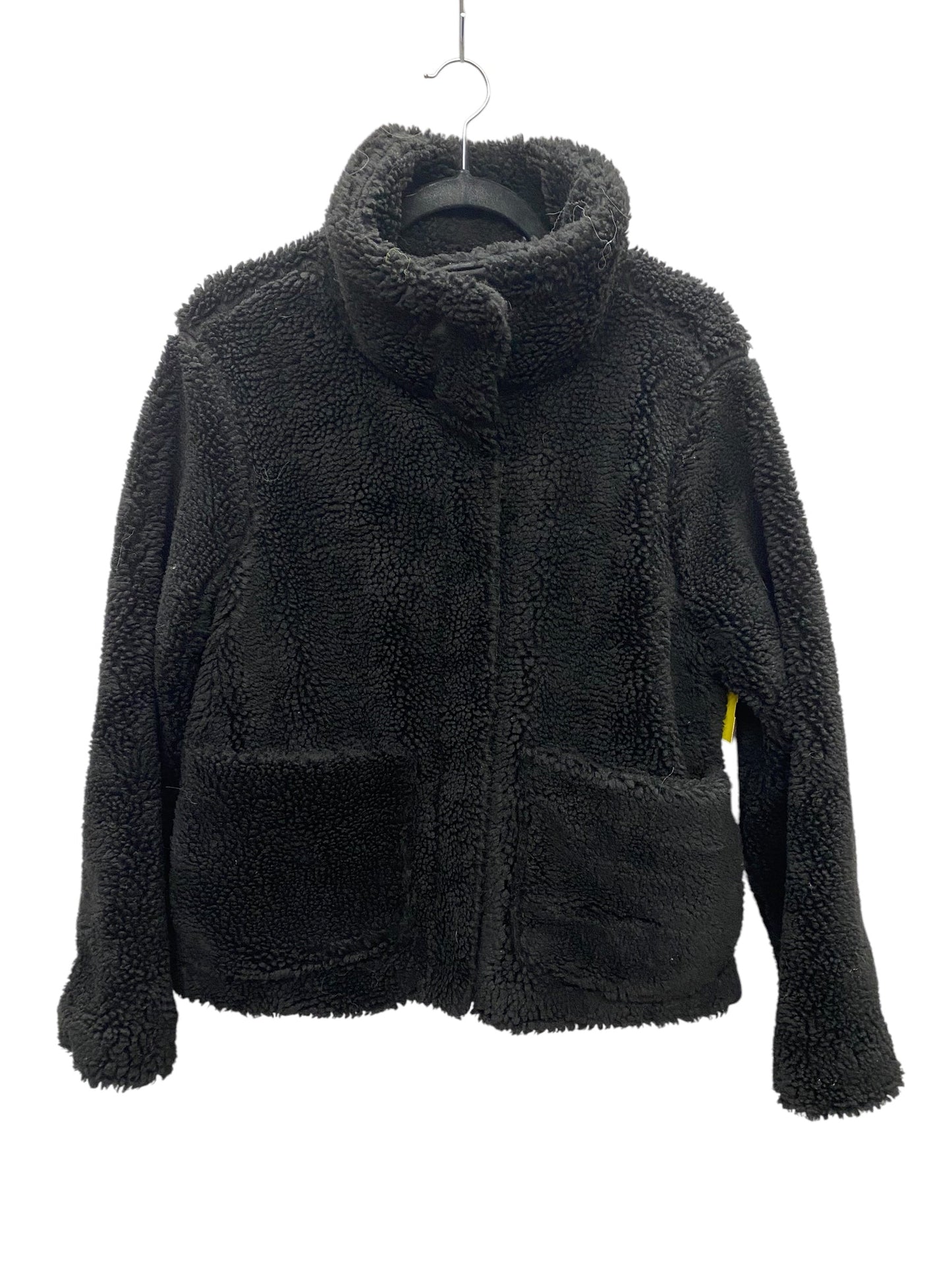 Jacket Faux Fur & Sherpa By Old Navy In Black, Size: M