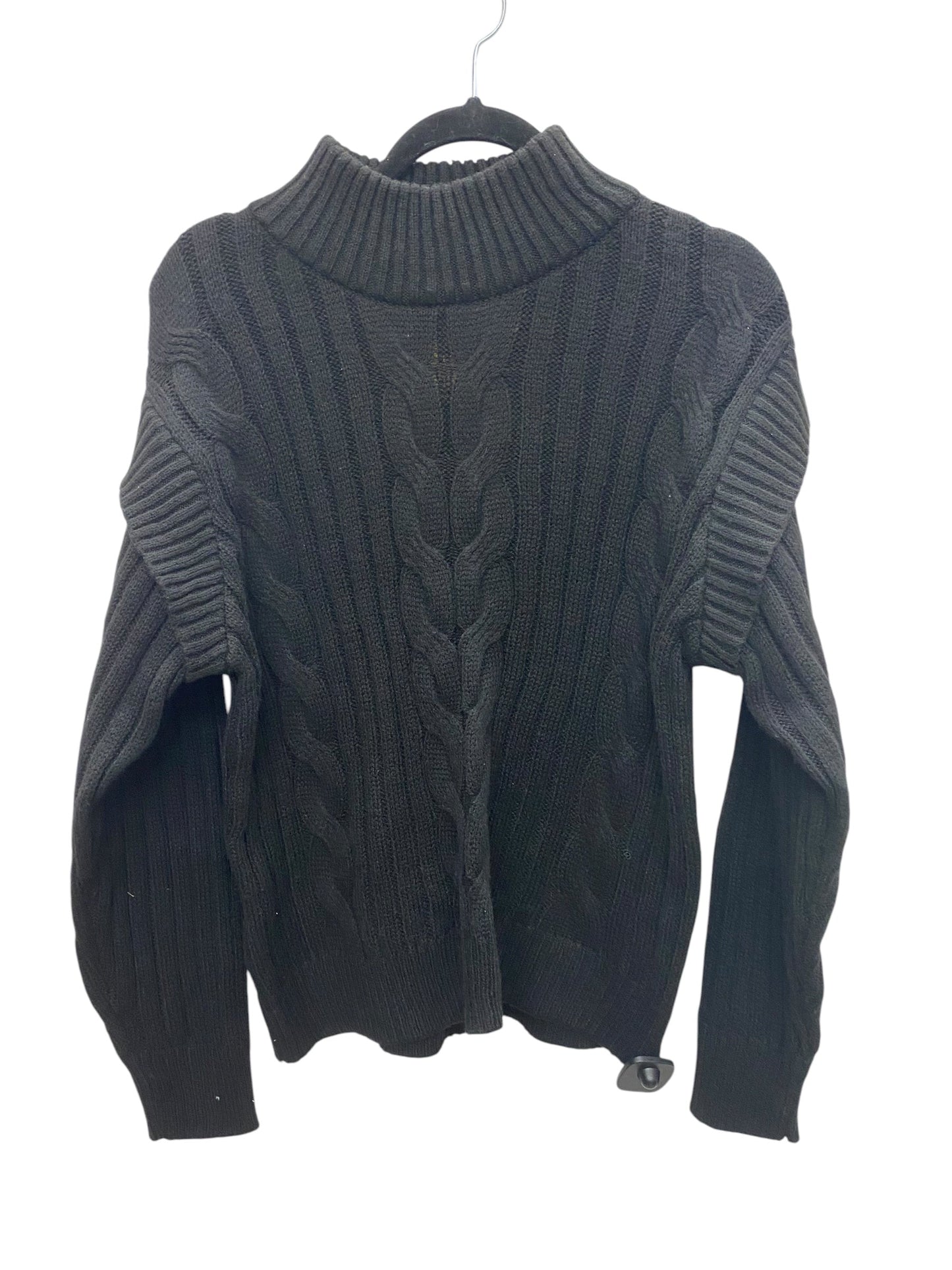 Sweater By Time And Tru In Black, Size: M