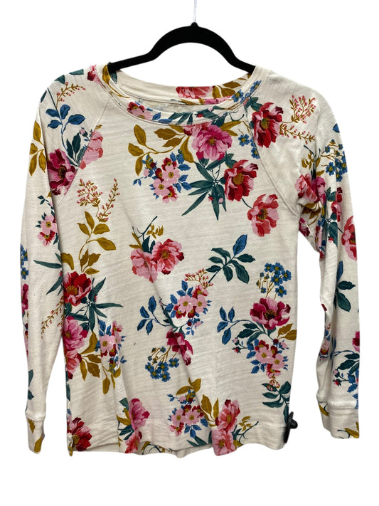 Top Long Sleeve By Loft In Floral Print, Size: Sp