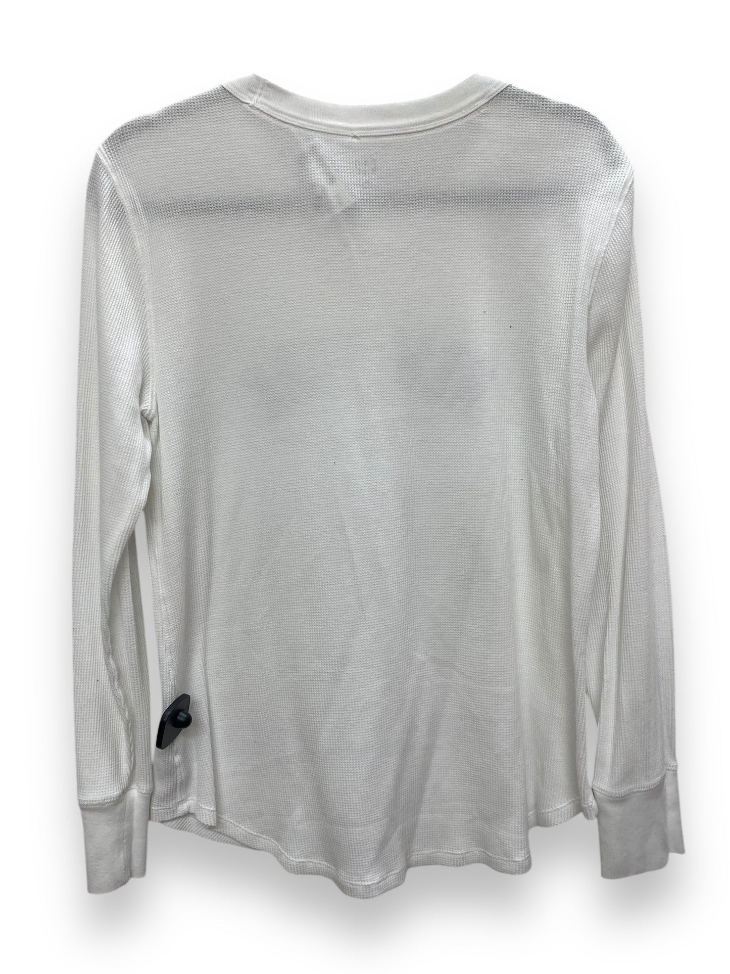 Top Long Sleeve Basic By Gap In White, Size: Xl