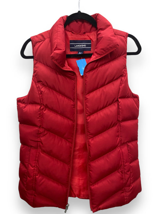 Vest Puffer & Quilted By Lands End In Red, Size: S