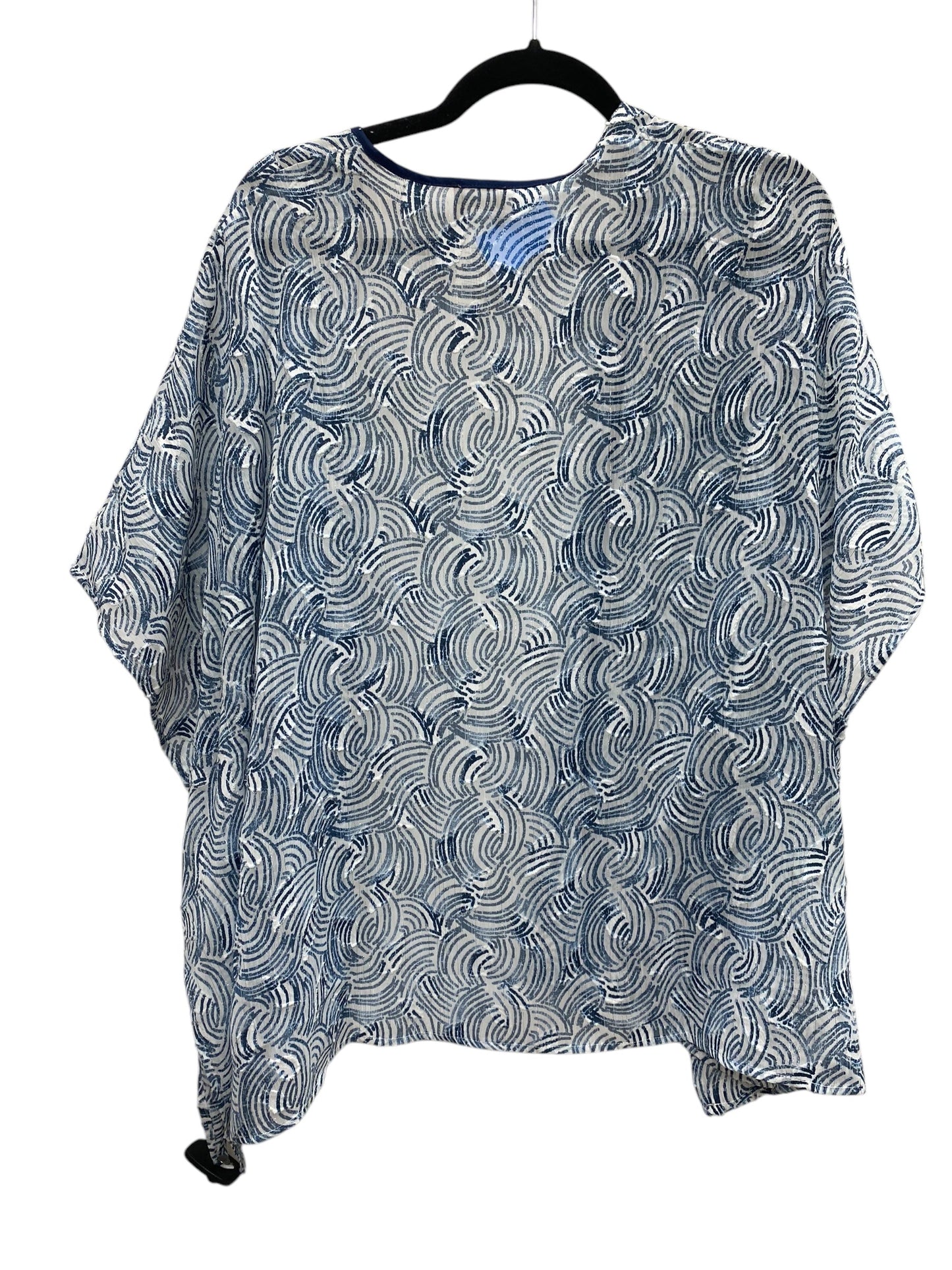 Kimono By Chicos In Blue, Size: S