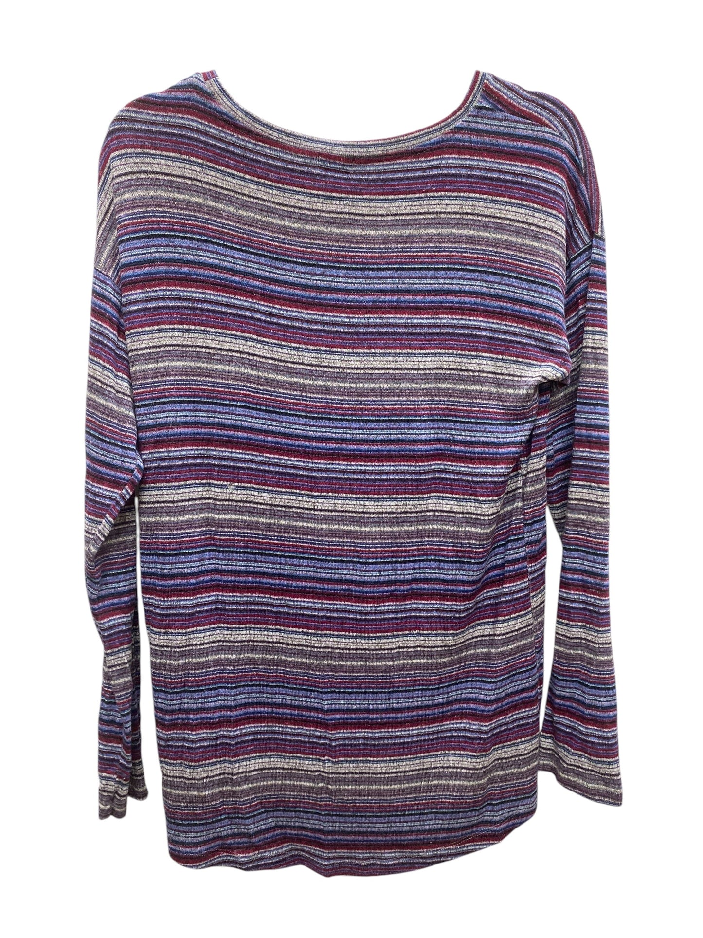 Top Long Sleeve By Lee In Multi-colored, Size: M