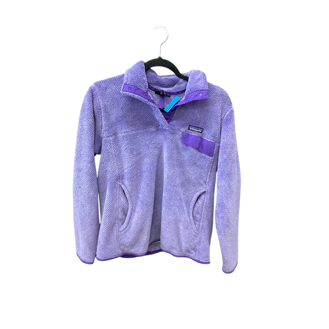 Jacket Faux Fur & Sherpa By Patagonia In Purple, Size: L