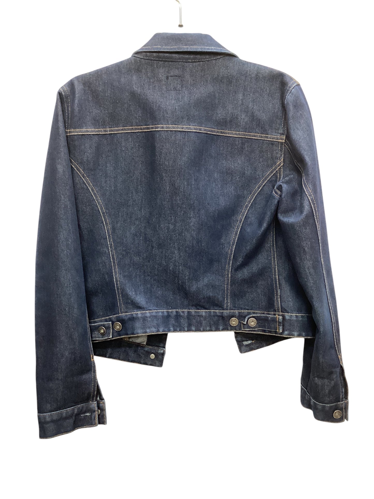 Jacket Denim By Gap In Blue, Size: M