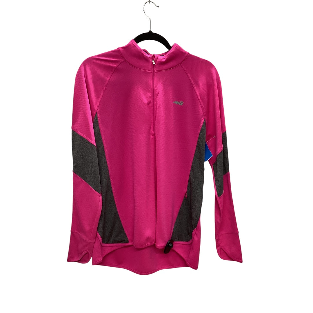 Athletic Jacket By Avia In Pink, Size: L