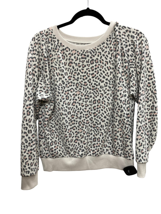 Sweatshirt Crewneck By Victorias Secret In Animal Print, Size: Xs