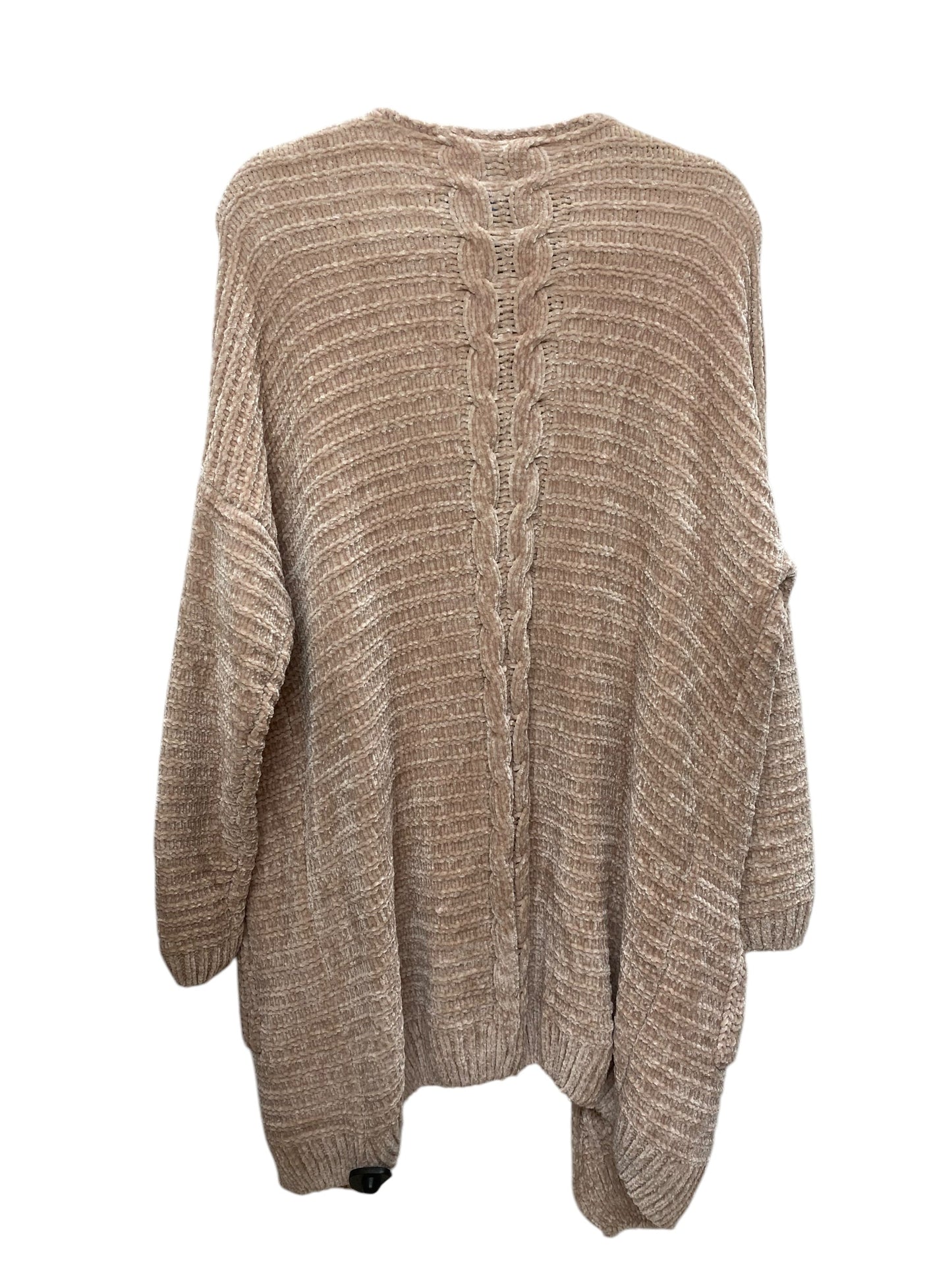 Sweater Cardigan By Wishlist In Beige, Size: L