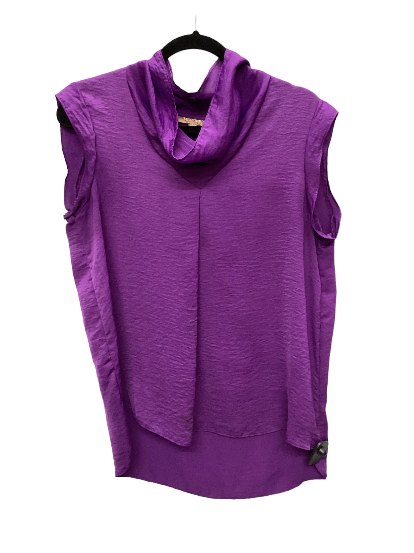 Purple Top Sleeveless Ellen Tracy, Size M