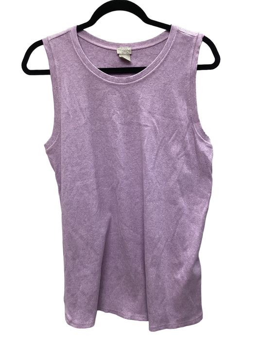 Purple Top Sleeveless Basic Chicos, Size 3