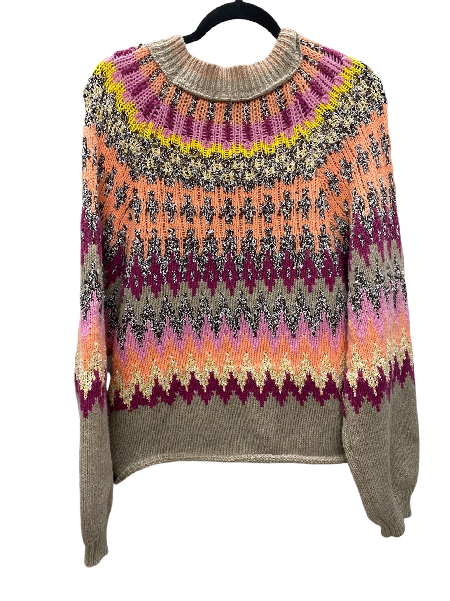 Sweater By Easel In Multi-colored, Size: M