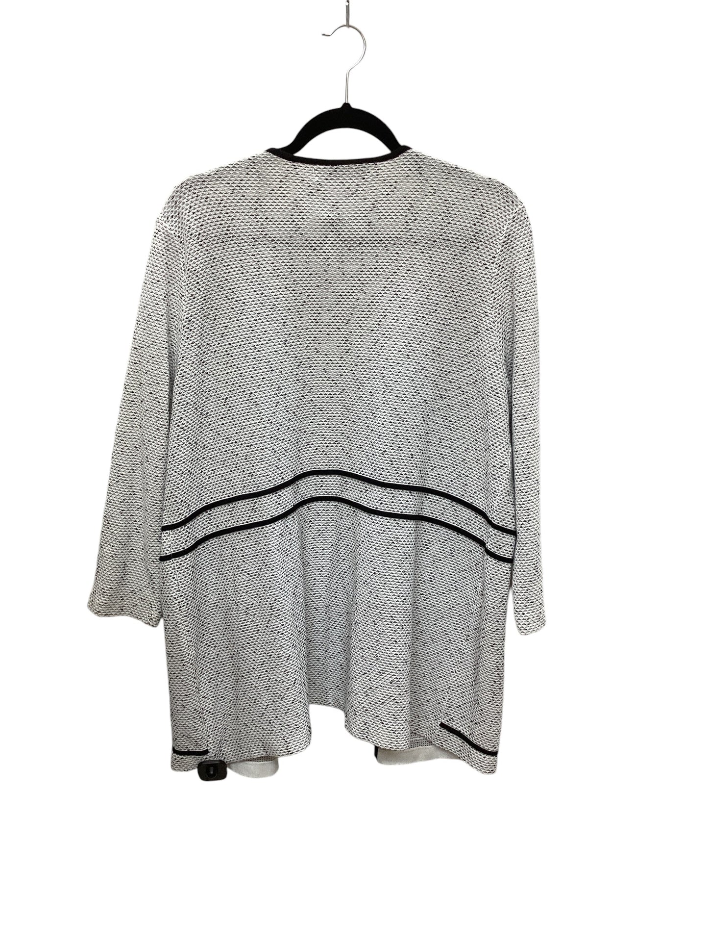 Cardigan By Kasper In White, Size: Xl